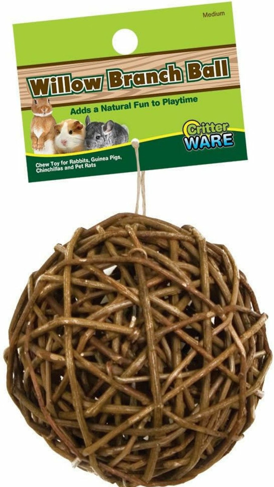 Small Animal Ware Manufacturing | Willow Branch Ball For Small Animals Pack Of 3