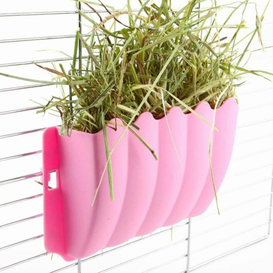 Small Animal balacoo | Balacoo 2Pcs Plastic Bunny Hay Feeder For Guinea Pig, Hamster, Rabbit, Chinchilla