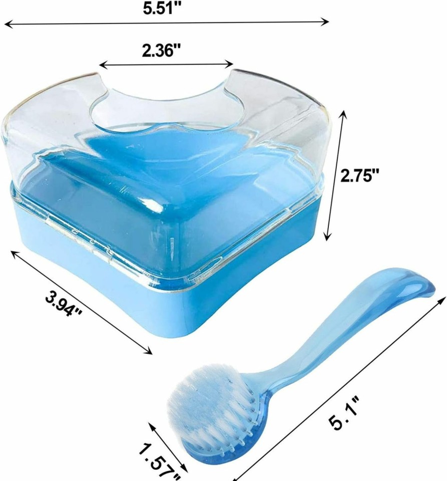 Small Animal kathson | Kathson Hamster Bathroom Gerbil Sand Dry Bath Plastic Container Small Animal Toilet Sandbox With Scoop And 2 Pcs Bathing Brush For Hamster Gerbil Mice