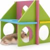 Small Animal Meximore | Hamster Toys,Wooden Playround Exercise Gym Toy For Small Animal,Dwarf Hamsters Accessories