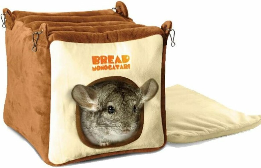 Small Animal emours | Emours Small Animal Warmly House Cage Hanging Bed With Bed Mat For Chinchilla, Guinea Pigs, Squirrel And Other Similar Size Animals, Large