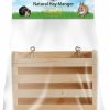 Small Animal Kaytee | Kaytee Natural Wooden Hay Manger For Pet Rabbits, Chinchillas, And Guinea Pigs, Large