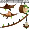 Small Animal kathson | Kathson Hamster Hammock Set - Cotton Material, 11\" X 7\" X 7\" - Ideal For Small Breeds