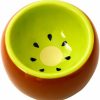 Small Animal OMEM | Hamster Food Bowl Ceramic Prevent Being Tipped Over Small Animal Water Dish For Guinea Pig Rodent Gerbil Cavy Hedgehog Feeding Bowl