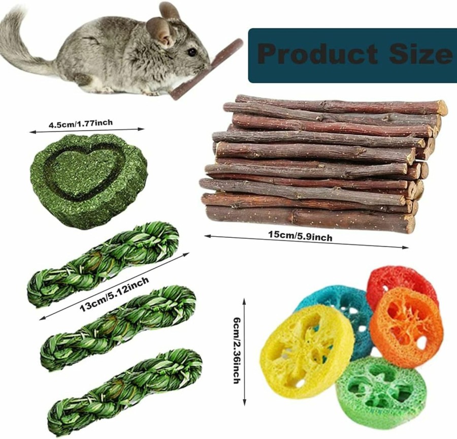 Small Animal Dbeans Flourithing | Dbeans Flourithing Guinea Pigs Toys, Natural Wooden Rabbit Toys, Bunny Toys For Exercise Molar Teeth Care, Best Choose For Gerbils, Rats, Birds, And Other Small Pets