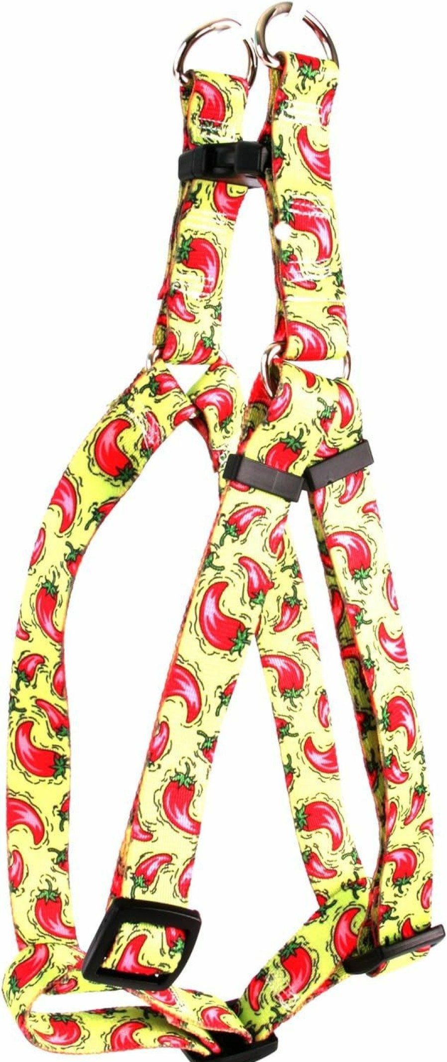 Small Animal Yellow Dog Design | Yellow Dog Design Standard Step-In Harness, Bacon & Eggs, Extra Small 4.5\" - 9\"