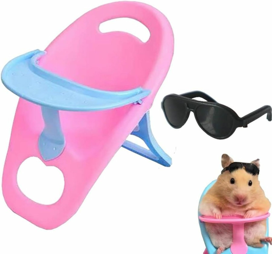 Small Animal Generic | Hamsters Chair Guinea Pig Mini Feeding Chair Small Animal Furniture Hedgehog Supplies Animal Toys Photo Props Chair Pet Chair