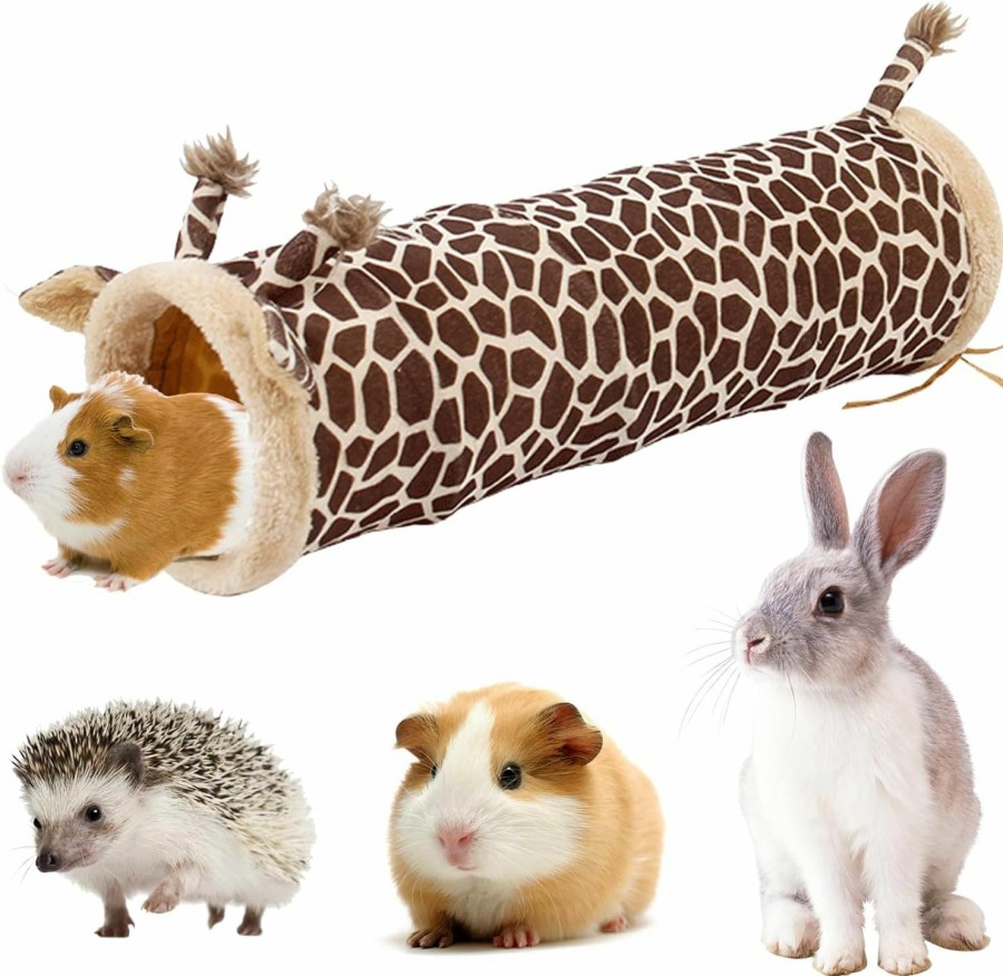 Small Animal Pets on Safari | Pets On Safari Rabbit Tunnel Toy, Guinea Pig Hideout Tube, Bunny Hut Tunnel For Indoor, Small Pet Playing Sleeping Collapsible Toy For Hamster Hedgehog Chinchilla