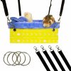 Small Animal Authentic JOY | Ferret Hammock For Cage Box, Use As Hanging Ferret Bed Or Secure To Cage. Ferret Cage Accessories W/ Adjustable Straps, Perfect Small Pet Bed, Hanging Cat Hammock Bed, Guinea Pig Bed Or Rabbit Bed.