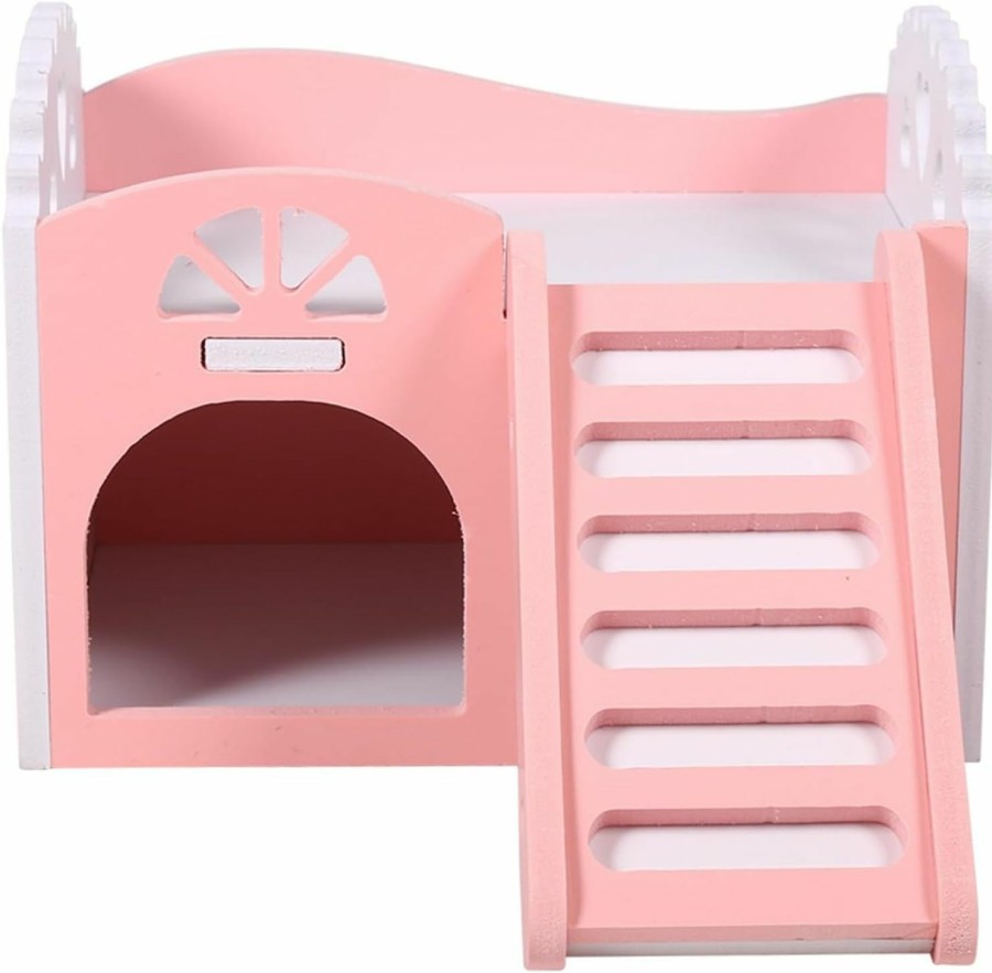 Small Animal Yosoo | Pet Hamster Rat Guinea Pig Small Animal Castle Sleeping House Nest Exercise Toy 2 Layers With Stair Design 3 Colors