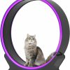 Small Animal Hrokz | Hrokz Cat Exercise Wheel Indoor Extra Large, 40 Inch Cat Running Wheel Exerciser For Indoor Cats, Snail-Shape Heavy Cat Treadmill With Scratcher & Storage…