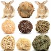 Small Animal Youngever | Youngever 7 Pack Small Animal Activity Toys, Assorted Rabbit Balls, Chewable Teething Activity Toys For Bunny, Rabbit, Hamster, Guinea Pig