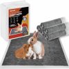 Small Animal Ladadee | Ladadee Disposable Guinea Pig Bedding Cage Liners, Guinea Pig Pee Pads Bedding With Charcoal Odor Control, Super Absorbent Bedding Cage Liners For Small Animals, Rabbits, Hamsters Cage Accessories