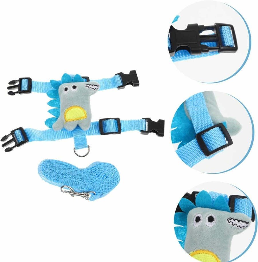 Small Animal MARMERDO | Marmerdo 1 Set Rabbit Leash Puppy Harnesses Leash Ferret Guinea Pig Costumes Chinchilla Harness Hamster Vest Harness Rabbit Harness Guinea Pig Leash Small Travel Polyester The Cat Doll