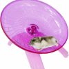 Small Animal Wontee | Hamster Flying Saucer Silent Running Exercise Wheel For Gerbil Rat Mouse Hedgehog Small Animals (Blue)