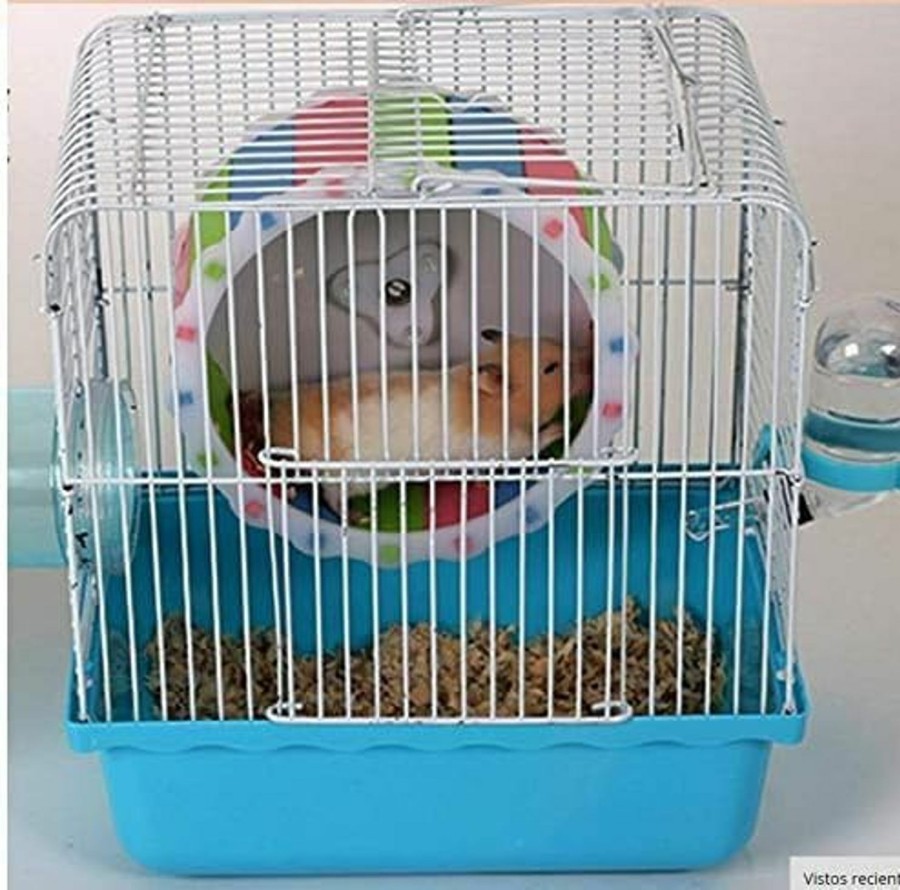 Small Animal Hamiledyi | Hamster Wooden Silent Wheel Hamster Running Wheel Silent For Rat Gerbil Hedgehog Chinchilla Guinea Pig Mouse(7.4X2.9In)