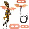 Small Animal YAODHAOD | Yaodhaod Bearded Dragon Lizard Leash Harness,3 Size Adjustable Lizard Leash With Bat Wings For Iguana Chameleon Bearded Dragon Lizard Reptiles (Classic Wing-Golden)