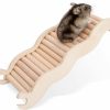 Small Animal Niteangel | Niteangel Hamster Climbing Toy Wooden Ladder Bridge For Hamsters Gerbils Mice And Small Animals (Medium - 8.26'' L)