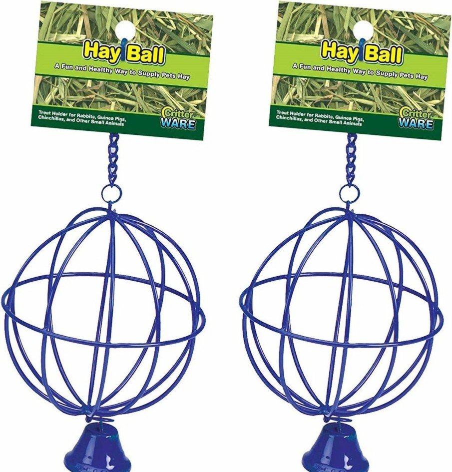 Small Animal Ware Manufacturing | Ware Manufacturing (2 Pack) Hay Balls, Assorted Colors4