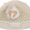 Small Animal RUBYHOME | Rubyhome Triangle Potty Trainer Corner Litter Bedding Box Pet Pan For Baby Rabbit, Chinchillas, Small Guinea Pigs, Ferret, Galesaur