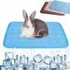 Small Animal HAICHEN TEC | Haichen Tec 3 Pcs Summer Cooling Mat For Rabbit, Washable Guinea Pig Bed, Breathable Ice Silk Self-Cooling Blanket Bed Mat For Rabbits Guinea Pigs Chinchillas Ferret Small Animal (3 Pack)