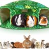 Small Animal Glittme | Glittme Guinea Pig Hideout, Thick Guinea Pig Bed With Non-Slip Desgin, Machine Washable Guinea Pig Accessories For Guinea Pig, Rabbit, Hamster, And Other Small Animals