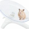 Small Animal UTTH-DTTK | Hamster Flying Saucer Silent Running Exercise Wheel For Hamsters, Gerbils, Mice,Hedgehog And Other Small Pets Silent Running Wheel Hamster Wheel (A)