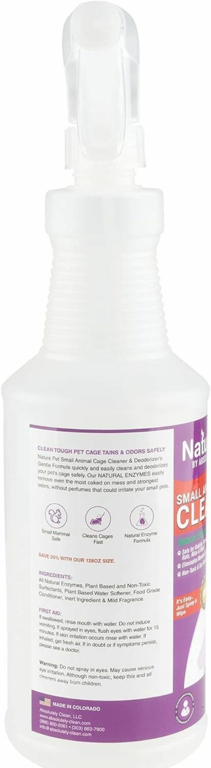 Small Animal NaturePet | Naturepet Small Animal Cage Cleaner (32Oz Spray Bottle (Save 30%))