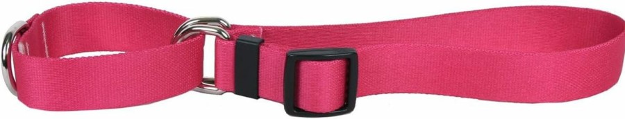 Small Animal Yellow Dog Design | Yellow Dog Design Magenta Simple Solid Martingale Dog Collar, Large-1\" Wide And Fits Neck Sizes 18 To 26\"