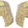 Small Animal Ware Manufacturing | (2 Pack) Ware Nature Willow And Grass Pet Hut, Size Large