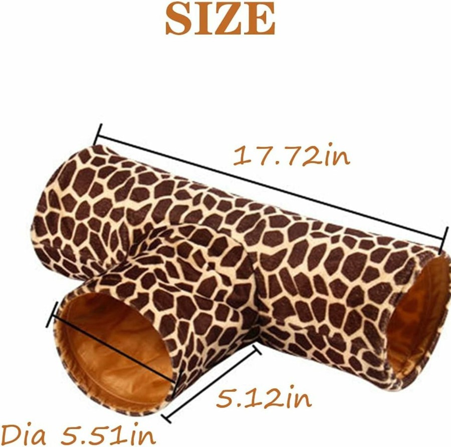 Small Animal LEFTSTARER | Bunny Guinea Pig Tunnel Hideout Collapsible, Rat Ferret Tunnel & Tube Hideway, Small Animal Tunnel Hideout Toy Cage Accessories For Hedgehog Chinchillas Rabbit