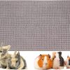 Small Animal Mygeromon | Mygeromon Guinea Pig Cage Liner Washable 23 15 Inch Rabbit Bedding Mat Reusable Bunny Pads For Small Animal (Grey)