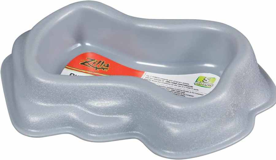 Small Animal Zilla | Zilla Durable Dishes Gray Medium