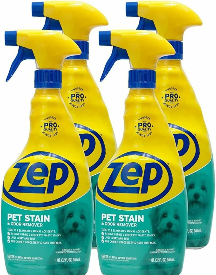 Small Animal Zep | Zep Pet Stain & Odor Remover 32 Oz Zupetodr32, Clear