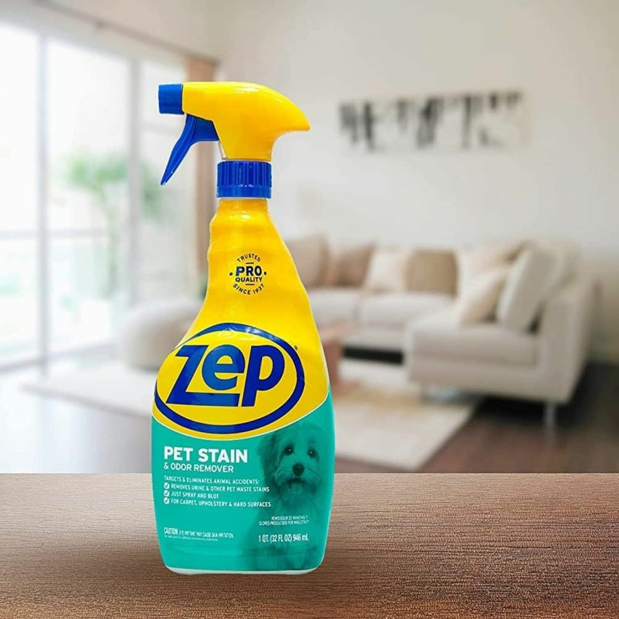 Small Animal Zep | Zep Pet Stain & Odor Remover 32 Oz Zupetodr32, Clear