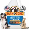 Small Animal BARN BE GONE | Barn Be Gone Superhero Strength Stain & Pet Odor Eliminator | Enzyme Carpet Cleaner Spray For Pets | Pet Stain Remover For Dog And Cat Urine Destroyer | Small Pet And Puppy Supplies | Pee Deodorizer