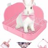 Small Animal Humorous.P | Humorous.P Small Animal Litter Pet Toilet Potty Trainer Corner Litter Bedding Box Pet Pan For Small Animal/Rabbit/Guinea Pig/Galesaur/Ferrets Rectangular Plastic Material