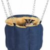 Small Animal HardcorePet | Rat Bed, Sugar Glider Hammock, Rat Bed For Cage, Guinea Pig Hanging Basket Warm Bed, Sugar Glider Pouch Hanging Bed, Small Animals Removable Nest Mat For Hamster, Syrian Hamster (Yellow)