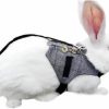 Small Animal Hypeety | Hypeety Multipurpose Rabbit Vest Harness And Leash Set Small Animal Adjustable Soft Harness With Button Decor Formal Suit Style For Bunny Rabbit Kitten Small Animal Walking (S)