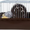 Small Animal VILLCASE | Villcase Pet Hamster Cage, Hamster Carrier Cage With Running Wheel And Water Bottle, Portable Outgoing Cage Hamster Carry Case Cage For Small Pet Hedgehog Sugar Glider Squirrel