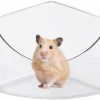 Small Animal ACEDIVA | Acediva Hamster Sand Bath-7.5\" Clear Critters' Shower Toilet-Cooling Bed Guinea Pigs Sand Container Bathtub For Mice Hedgehog Squirrel And Other Small Animals (Triangle)