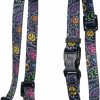 Small Animal Yellow Dog Design | Yellow Dog Design Paisley Skulls Multi Roman Style H Dog Harness, Large-1\" Wide Fits Chest Of 20 To 28\"