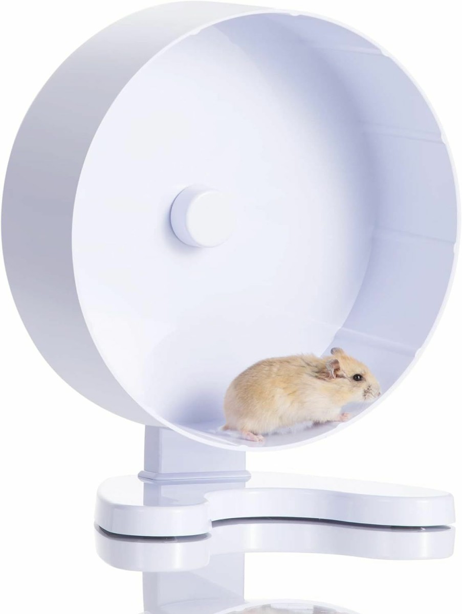 Small Animal Hi-ERA | Hi-Era Super Silent Hamster Wheel, 8.5 Inches Small Animal Exercise Wheel For Gerbil, Syrian & Dwarf, Chinchilla Wheel With Stable Stand, Blue