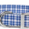 Small Animal Yellow Dog Design | Yellow Dog Design Preppy Boy Plaid Elements Dog Collar, Medium-3/4 Wide And Fits Neck Sizes 13.5 To 17\"