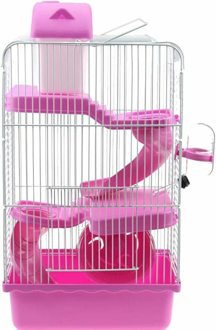 Small Animal iplusmile | Iplusmile Small Hamster Cage, 3 Tier Fun Pet Cage, Portable Rat Gerbil Cage Hamster House Habitats For Small Animal