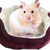 Small Animal Meric | Meric Cuddle Cup For Small Animals, Soft Fleece Lined Cotton, Comfy Hamster, Guinea Pig, Gerbil, Mouse Bed