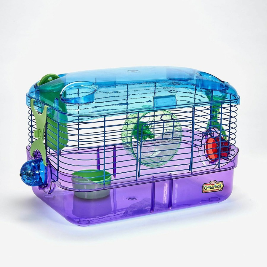 Small Animal Kaytee | Kaytee Crittertrail Led Lighted Habitat For Pet Hamsters, Gerbils Or Mice