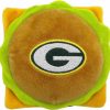 Small Animal Pets First | Pets First Nfl Seattle Seahawks Cheese Burger Plush Dog & Cat Squeak Toy - Cutest Stadium Hamberger Snack Plush Toy For Dogs & Cats With Inner Squeaker & Beautiful Football Team Name/Logo