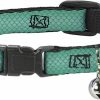 Small Animal Buckle-Down | Buckle-Down Breakaway Cat Collar - Ariel'S Scales Turquoise Blues - 1/2\" Wide - Fits 6-9\" Neck - Small