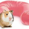 Small Animal 2 Brothers Wholesale | Guinea Pig Tunnels And Hamster Tubes - Fun Ferret Tunnels - Ideal Rat Cage Accessories - Collapsible Guinea Pig Toys For Boredom Relief - Blue